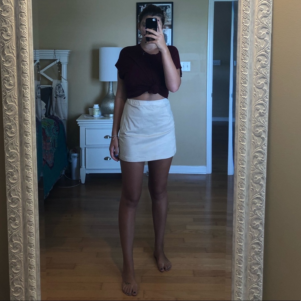 Khaki skirt